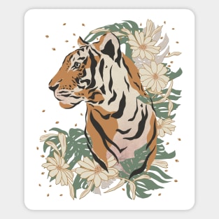 Tiger Boho Jungle Style Magnet